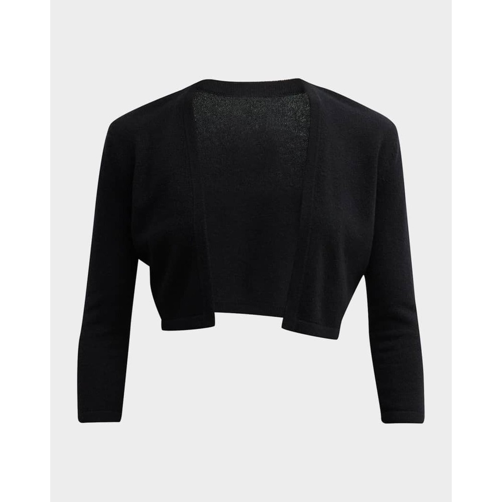 Neiman Marcus Cashmere Collection Womens Black Op… - image 2